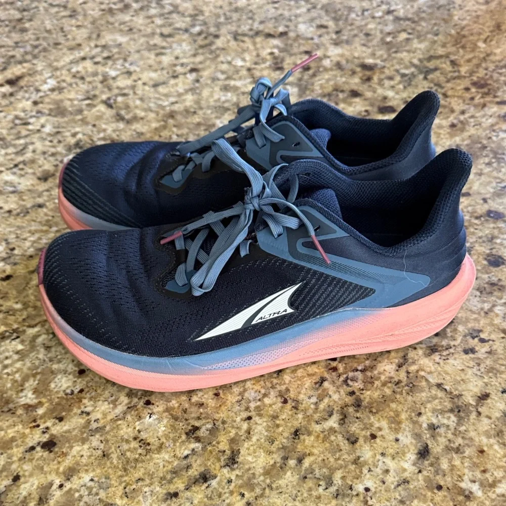Altra Women's Navy and Pink Athletic Running Shoes
